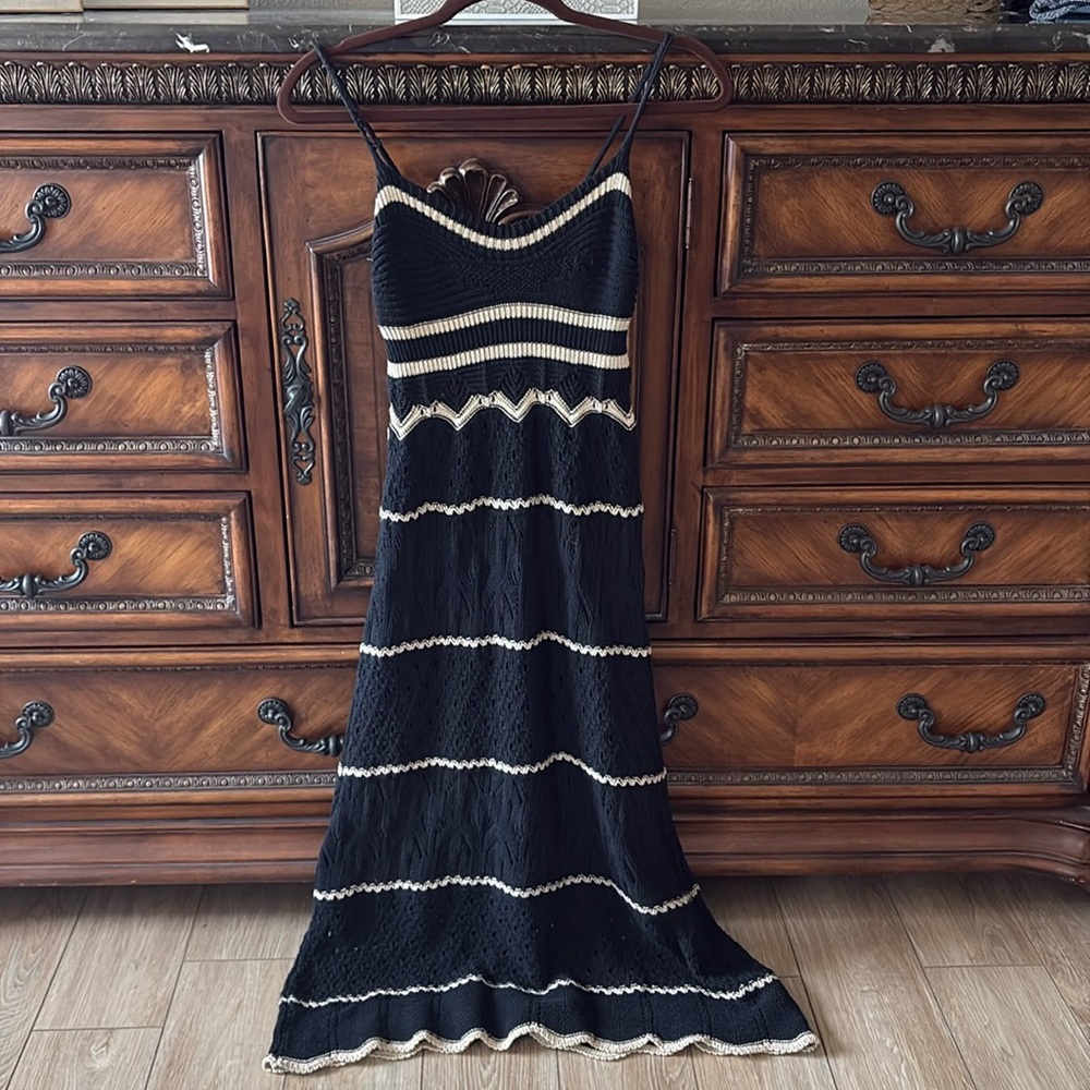 Black Knitted Dress